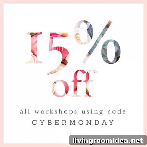 Bloom Workshop Discount