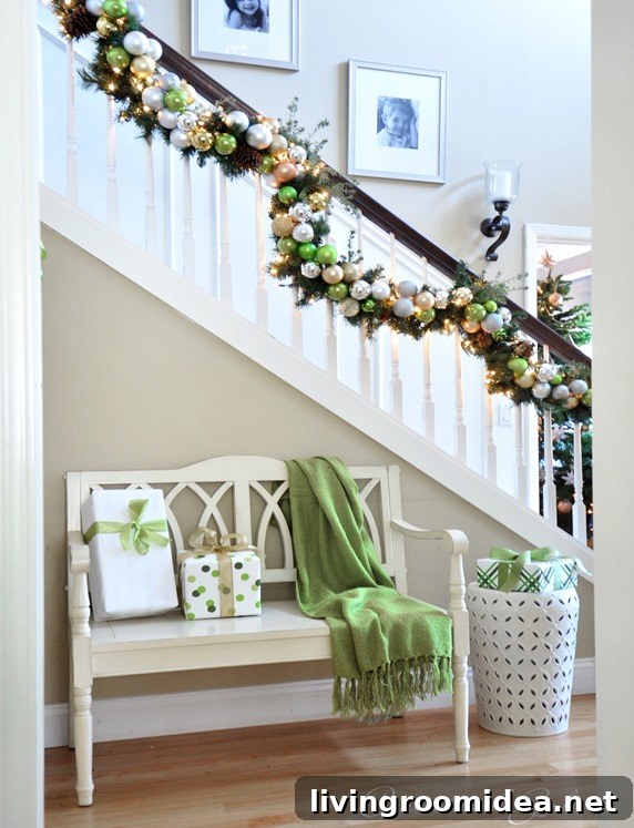 Christmas Ornament Garland - Centsational Girl