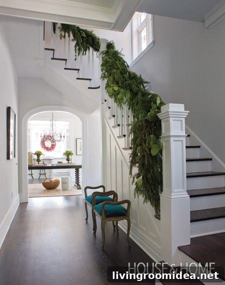 Christmas Staircase Garland