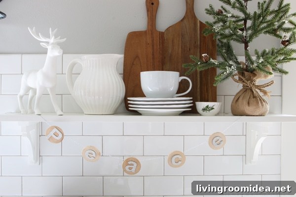Simple Christmas House Tour -The Inspired Room