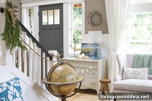 The Inspired Room Christmas House Tour - Entry