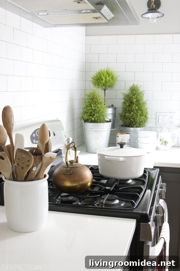 Christmas Home Tour: Festive Decorating Ideas (Part 1) 25 The Inspired Room Kitchen - Simple Christmas House Tour