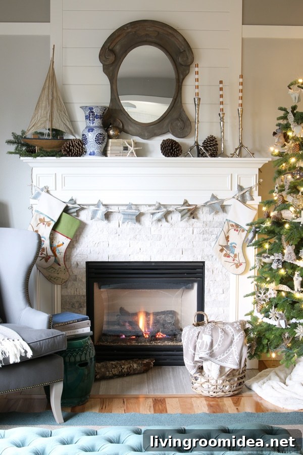 Forest and Sea Christmas - The Inspired Room House Tour 2014