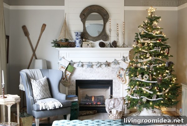 Christmas House Tour - The Inspired Room - Forest and Sea Christmas