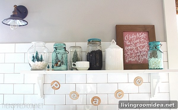 Christmas Mason Jar Snow Globes-The-Inspired-Room