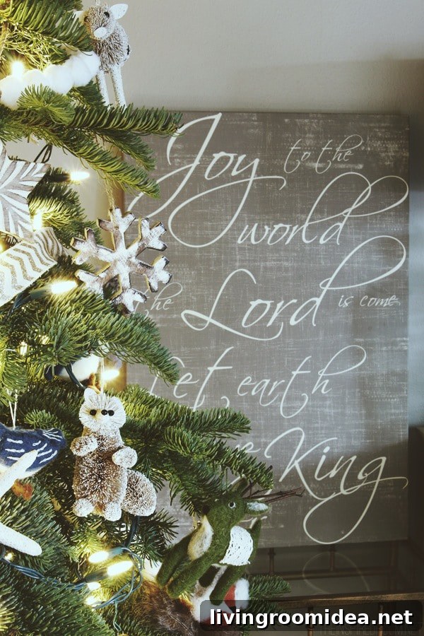 Merry Christmas from Our Home to Yours — Warm Holiday Wishes 13 The Inspired Room Christmas - Red Letter Words