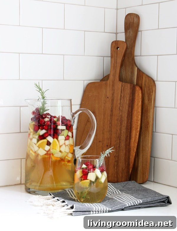 Cozy Winter Cider Sangria Recipe for Holiday Gatherings 2 Holiday Sangria Recipe - The Inspired Room