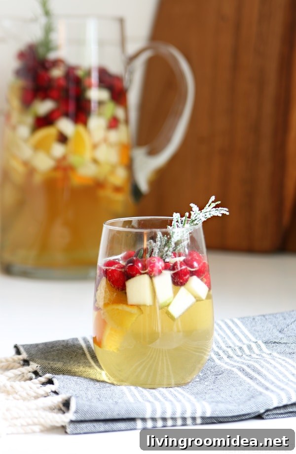 Cozy Winter Cider Sangria Recipe with Citrus and Spices 3 Holiday Sangria Recipe-The Inspired Room