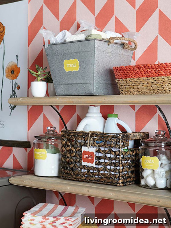 Organized Laundry Storage - Inspiration