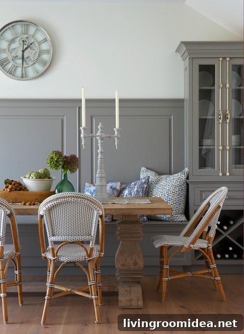 Nantucket Dining Room Banquette - Threshold interiors