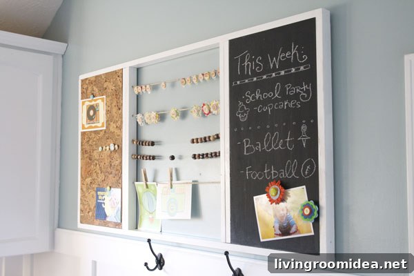 DIY Family Command Center - The Handmade Home