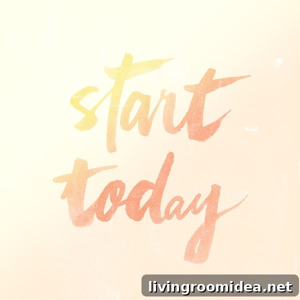 Start Today - Watercolor Lettering by Marlene Franco