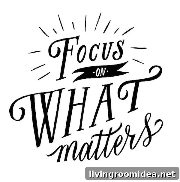 Focus on What Matters - Molly Jacques Lettering