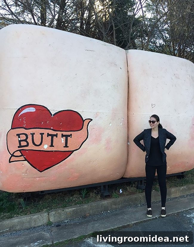 Love Butt sculpture