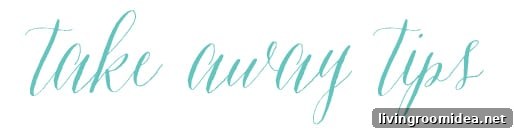 Take Away Tips - The Inspired Room