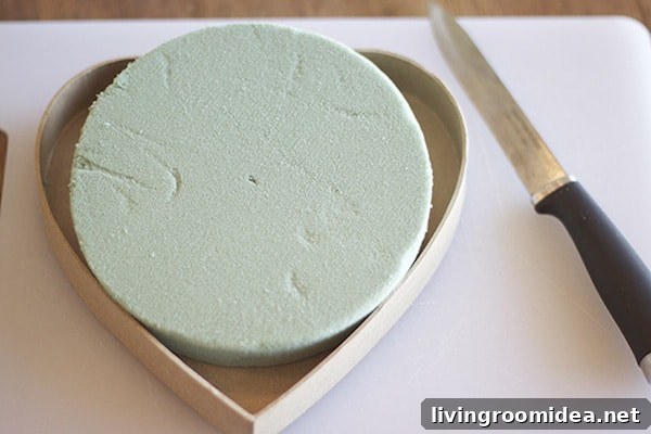 DIY Floral Heart Valentine Gift Idea for Her 7 DIY Floral Heart Tutorial for Valentines Day