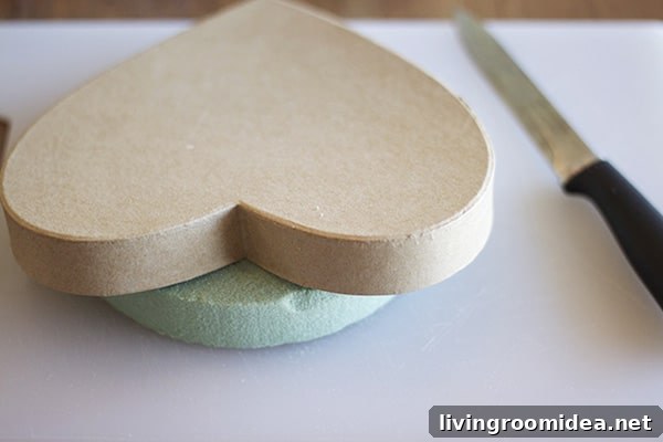 Valentines Gift Idea - DIY Floral Heart