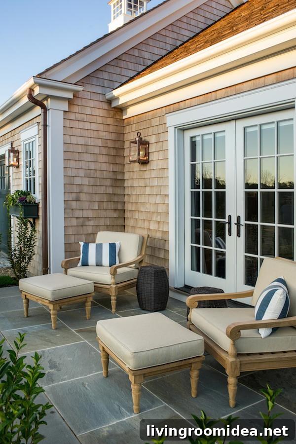17 Design Lessons from HGTV’s 2015 Dream Home You Can Use 24 HGTV Dream Home 2015 - Guest Bedroom Private Patio - Singled Exterior