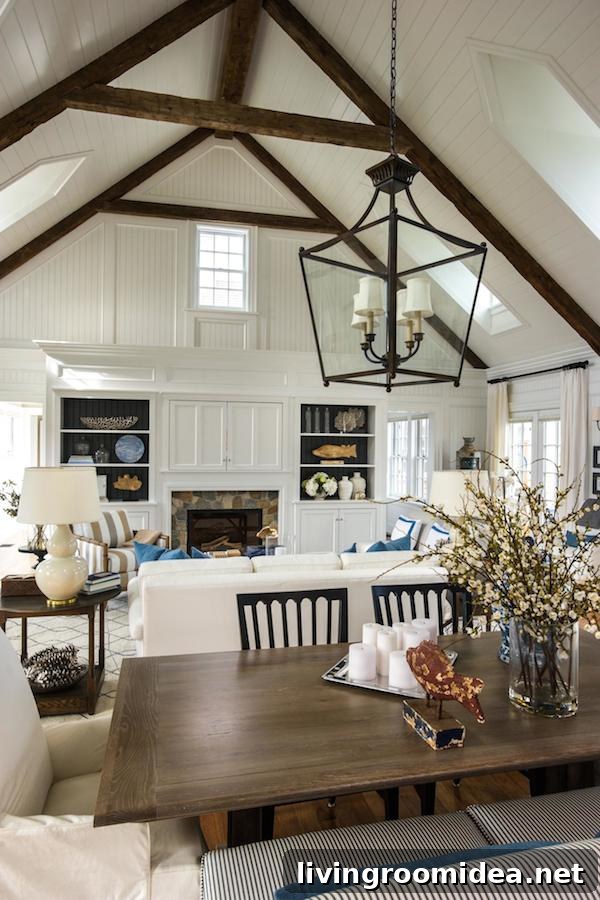 17 Design Lessons from HGTV’s 2015 Dream Home You Can Use 9 HGTV Dream Home 2015 - Dining Room View Into Great Room