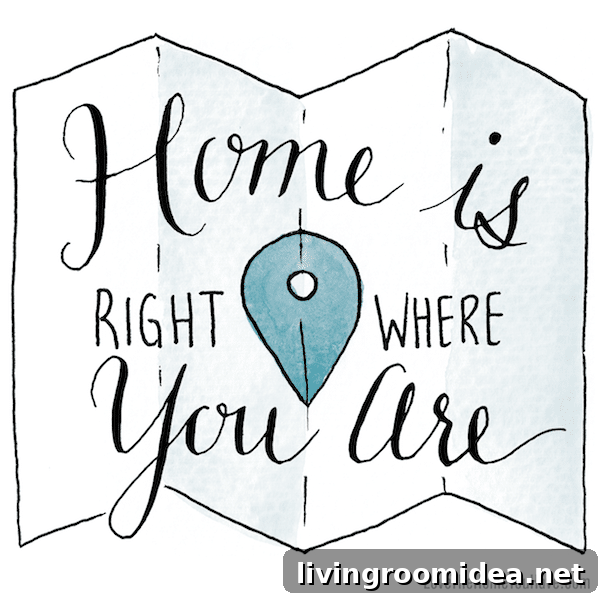 Fall Back in Love with Your Home: Creative Ideas to Refresh It 4 Home is Right Where You Are - from the book Love the Home You Have - The Inspired Room