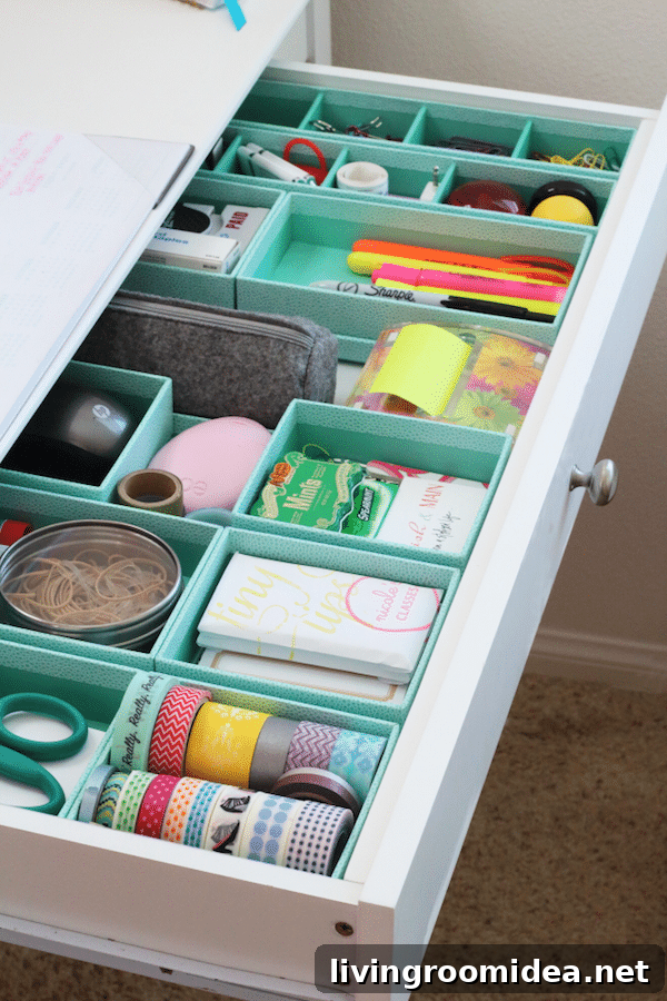 Desk Drawer Organization - Modish and Main