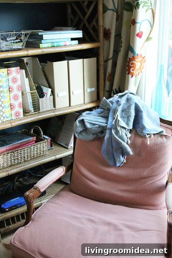 Spring Decluttering Checklist: Refresh Your Home Room-by-Room 6 The Inspired Room - Messy Office