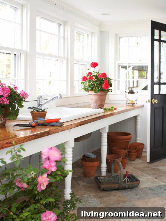 Shingled House Tour Garden Room