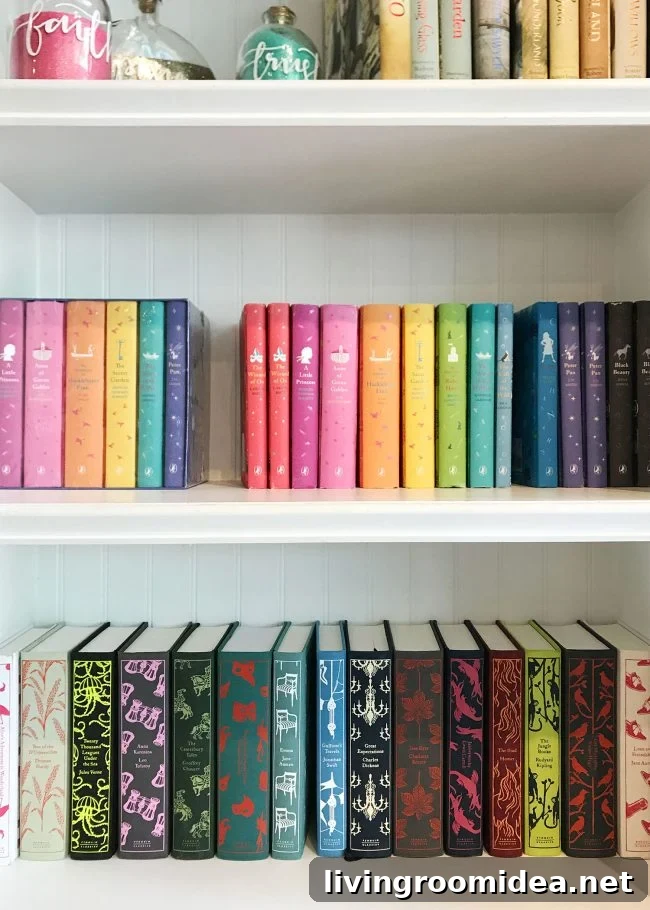 kids room ideas colorful bookcase