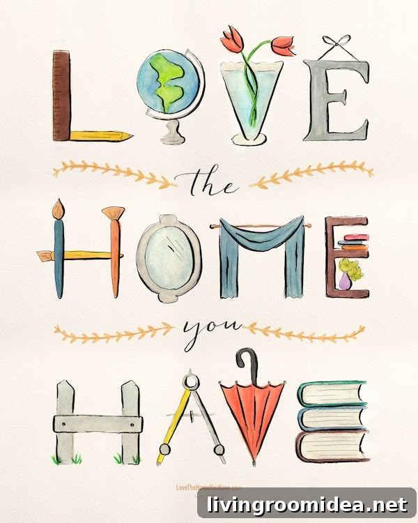 Love Your Home Challenge & Book Release Day Celebration 4 Love the Home You Have - Free Downloadable Print