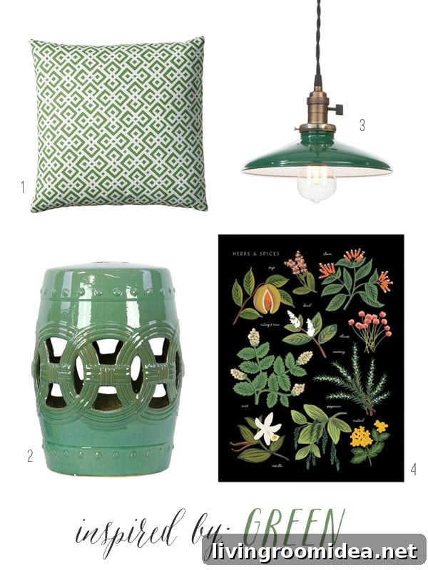 Spring Refresh: Stylish Green and White Decor Ideas 8 Inspired By Green - The Inspired Room