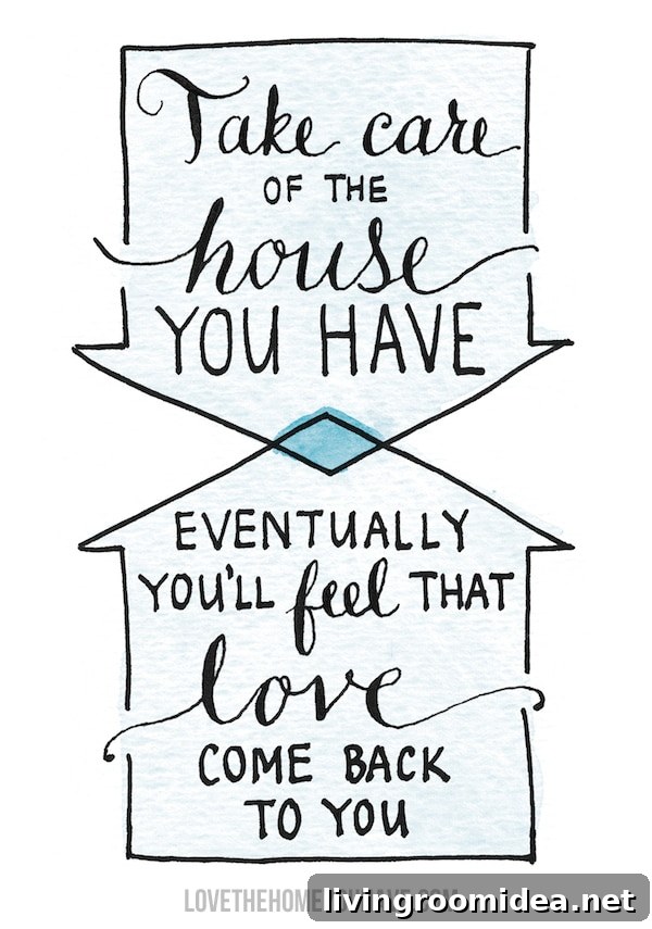 Finding Joy at Home When You Don’t Feel Like It 4 Inspiration from the new book - Love the Home You Have - by Melissa of The Inspired Room #lovethehomeyouhave