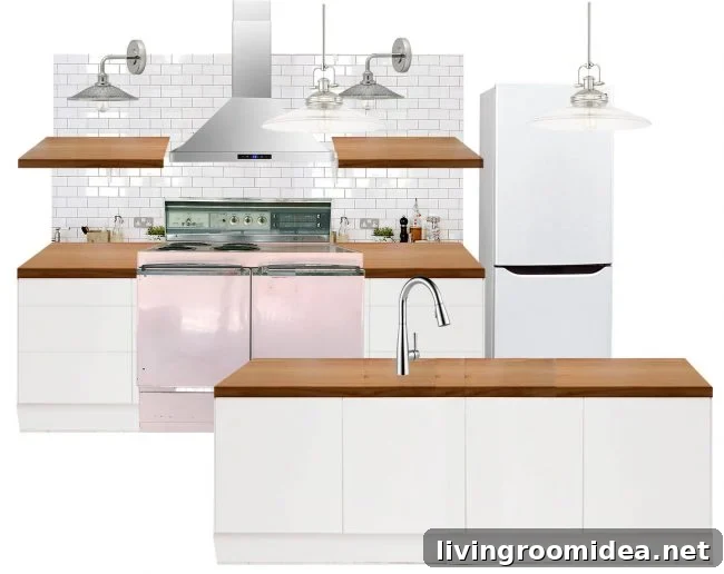 beach house kitchen planning tool mood board final lights