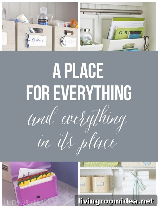 A Place For Everything - The Inspired Room blog