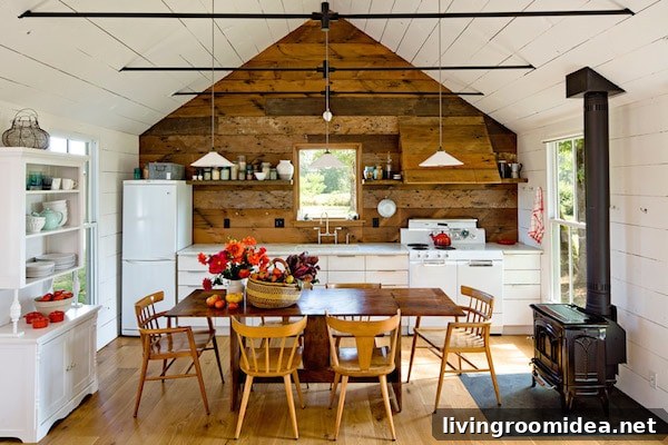 Tiny House Kitchen and Dining Room by Jessica Helgerson Design