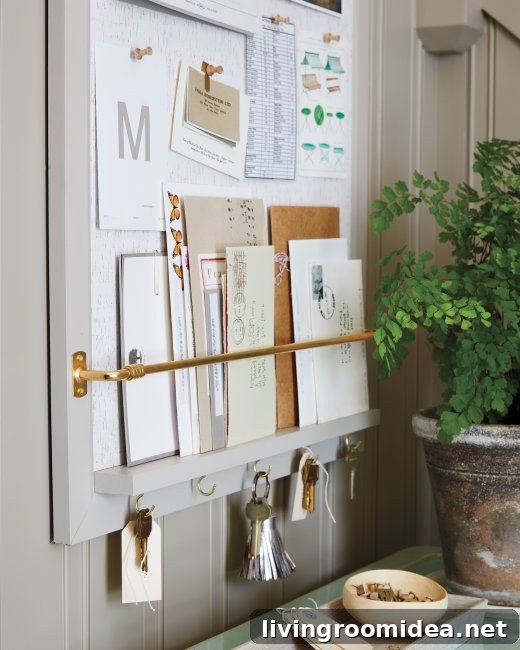 How to eliminate paper clutter forever - The Inspired Room - image via Martha Stewart