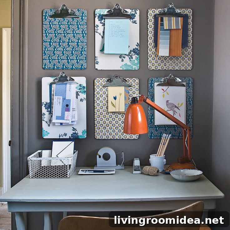 How to Eliminate Paper Clutter Forever - The Inspired Room - photo by Martha Stewart