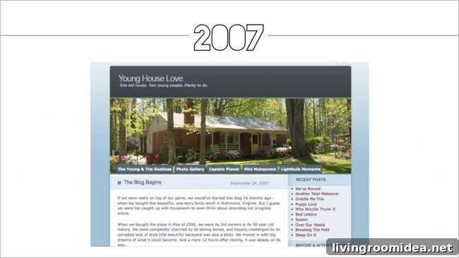Old website look