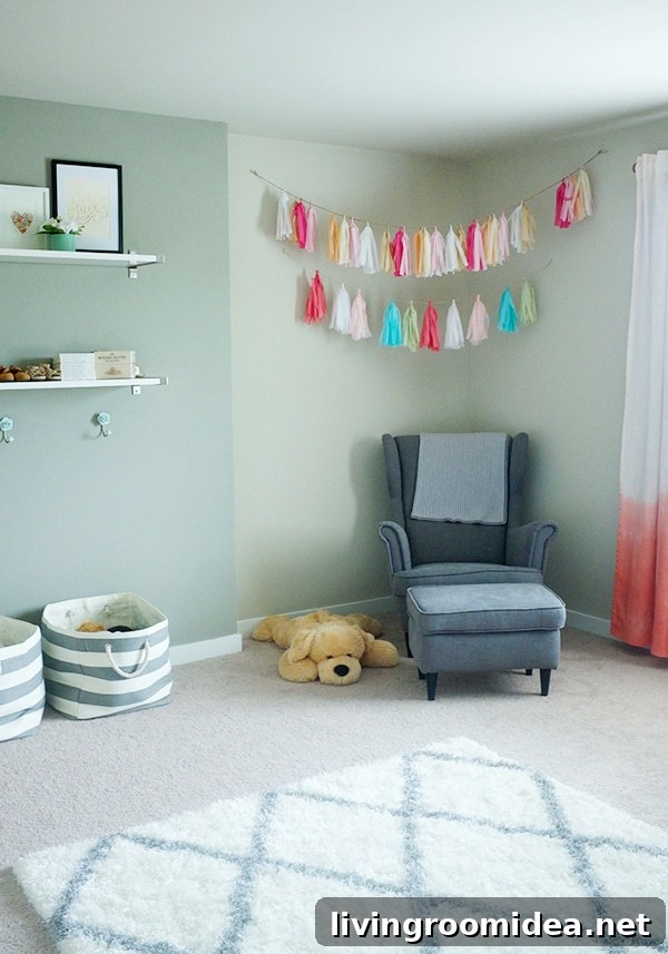 Toddler Girl’s Room Reveal: Charming Decor Ideas & Before-and-After 4 Toddler Girl's room