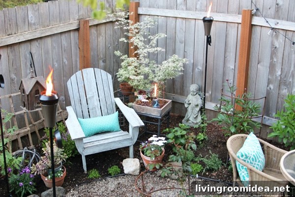 Intimate Backyard Date Night for Two + Giveaway Guide 4 The Inspired Room Secret Garden - Backyard Decorating