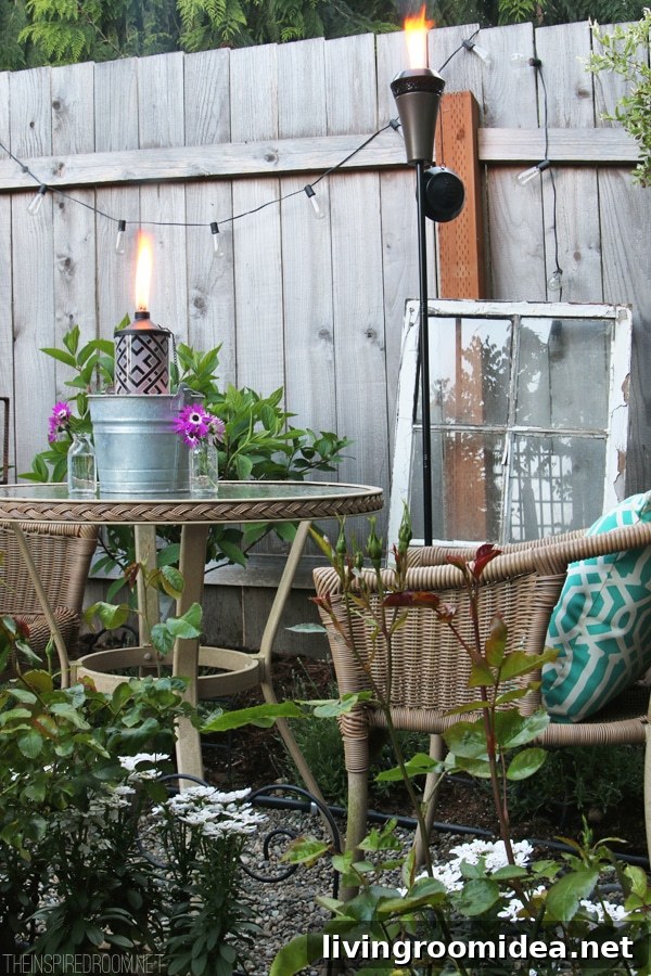 Intimate Backyard Date Night for Two + Giveaway Guide 5 The Inspired Room Blog - Secret Garden Backyard