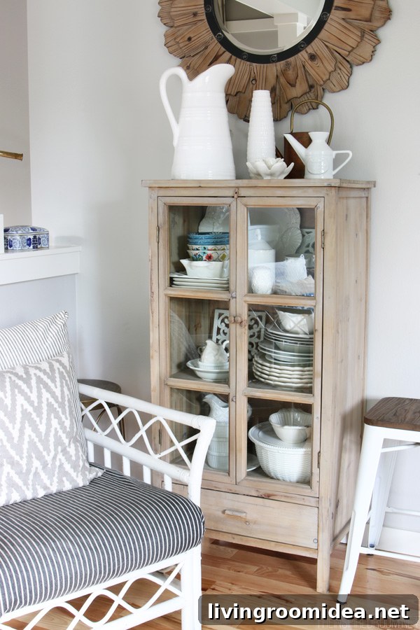The Inspired Room - Dish Cabinet