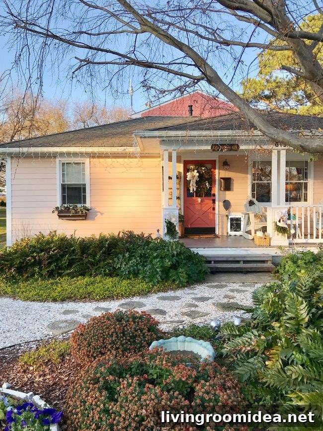 Decorated historic house