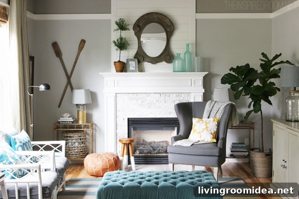 Summer House Tour: Inside a Stylish Coastal Vacation Home 10 Summer House Tour - The Inspired Room Blog House Tour