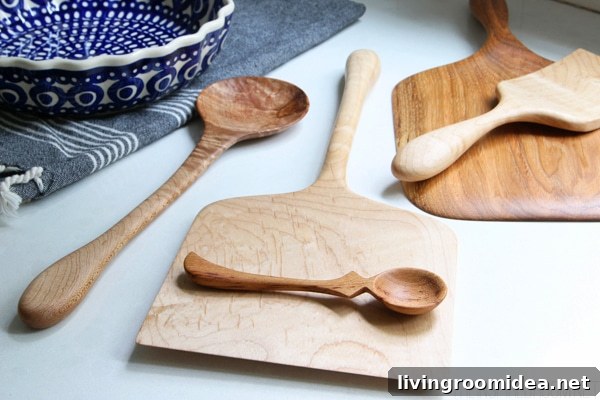 Polders Old World Market - Beautiful Wooden Spoons and Spatulas
