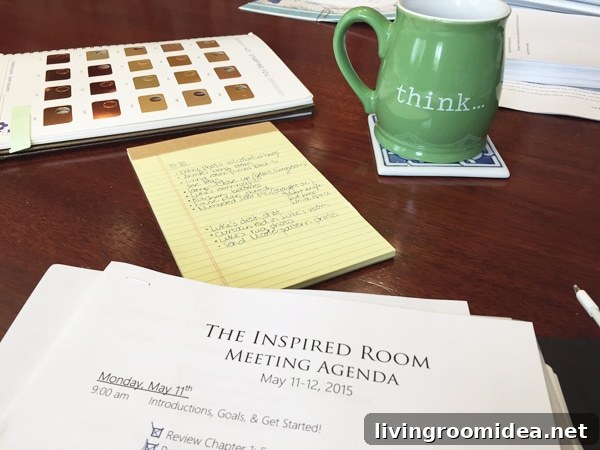 The Inspired Room Behind the Scenes Book Creation