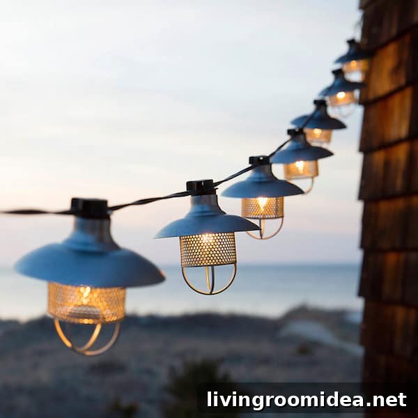 Gather Outdoor String Lights: Stylish Patio & Garden Lighting Ideas 11 Outdoor Industrial String Lights
