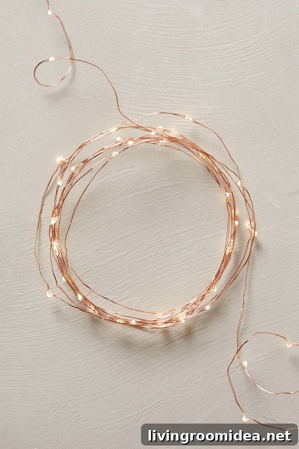 Gather Outdoor String Lights: Stylish Patio & Garden Lighting Ideas 8 Copper String Lights - Outdoor string light round up