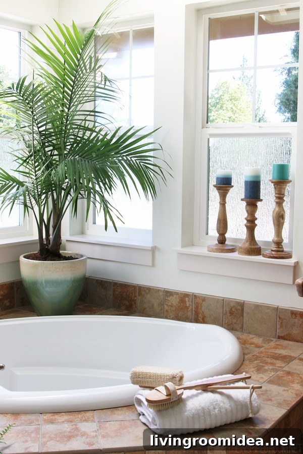 Master Bathroom - Simple Refresh by The Inspired Room