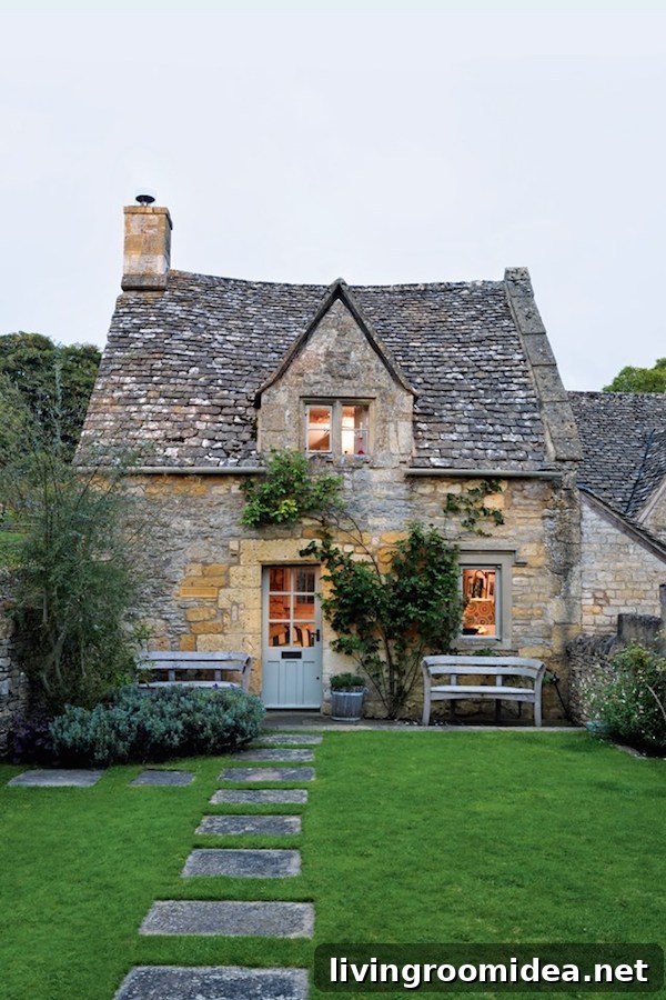 Cottage Designed by Caroline Holdaway - Photography by Simon Brown