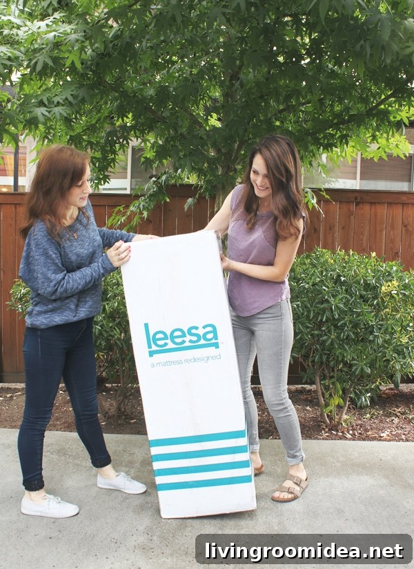 Guest Room Mattress Guide: Townhouse Update and Buying Tips 5 Leesa foam mattress